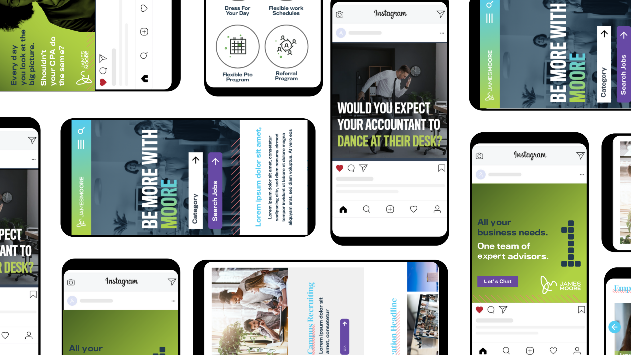 James Moore Device Mockup